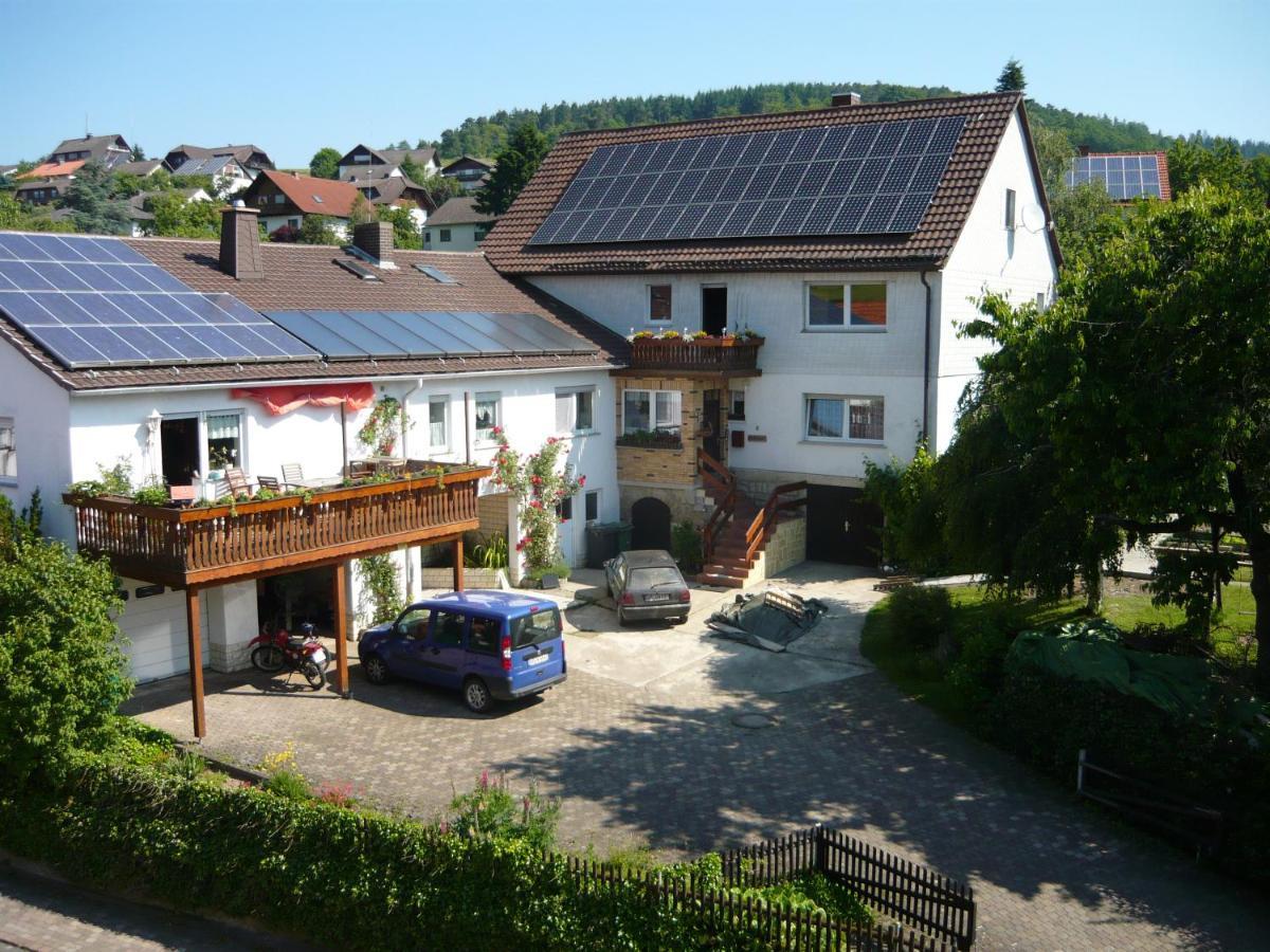 Ferienwohnung Fewo Nagel Frankenau Exterior foto